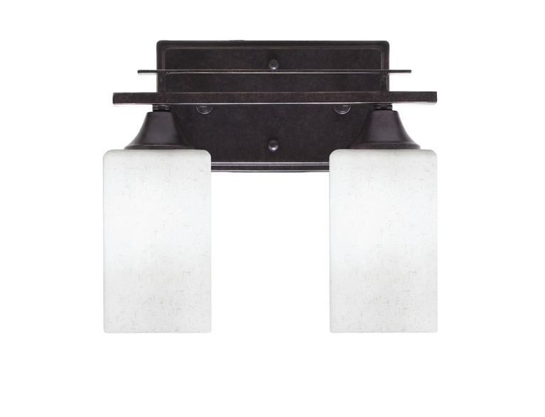 Toltec Lighting - 132-DG-531 - Two Light Bath Bar - Uptowne - Dark Granite