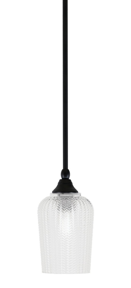 Toltec Lighting - 23-MB-4250 - One Light Mini Pendant - Stem - Matte Black