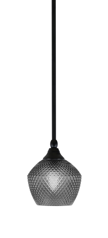 Toltec Lighting - 23-MB-4622 - One Light Mini Pendant - Stem - Matte Black