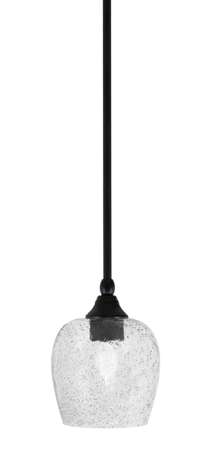 Toltec Lighting - 23-MB-4812 - One Light Mini Pendant - Stem - Matte Black