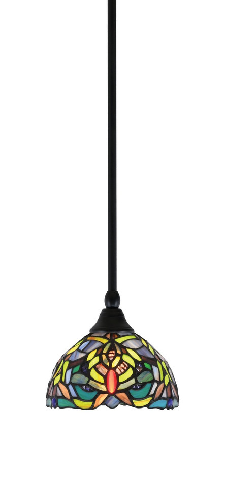 Toltec Lighting - 23-MB-9905 - One Light Mini Pendant - Stem - Matte Black