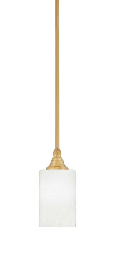 Toltec Lighting - 23-NAB-3001 - One Light Mini Pendant - Stem - New Age Brass