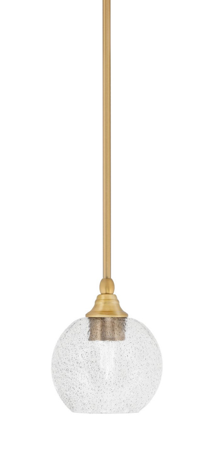 Toltec Lighting - 23-NAB-4102 - One Light Mini Pendant - Stem - New Age Brass