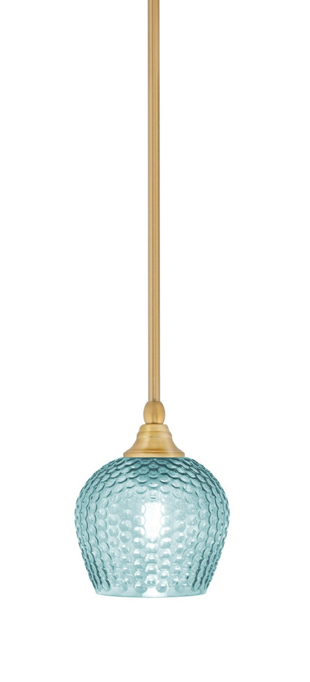 Toltec Lighting - 23-NAB-4605 - One Light Mini Pendant - Stem - New Age Brass