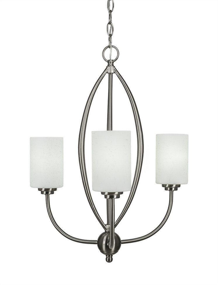Toltec Lighting - 2413-BN-310 - Three Light Chandelier - Marquise - Brushed Nickel