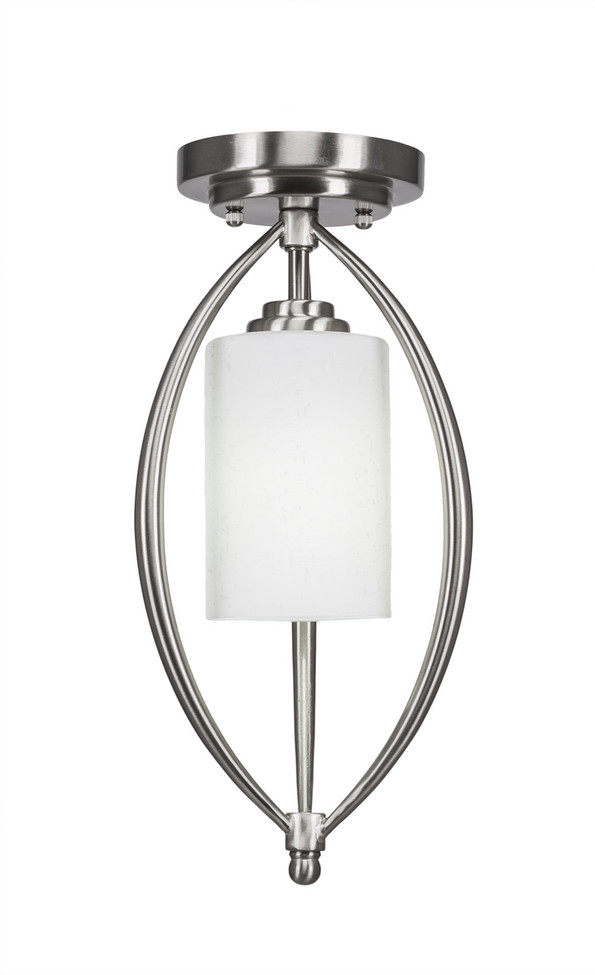 Toltec Lighting - 2417-BN-310 - One Light Semi-Flush Mount - Marquise - Brushed Nickel