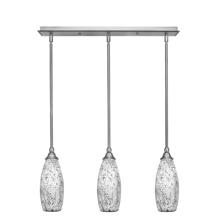 Toltec Lighting - 25-BN-416 - Three Light Linear Pendalier - Any - Brushed Nickel