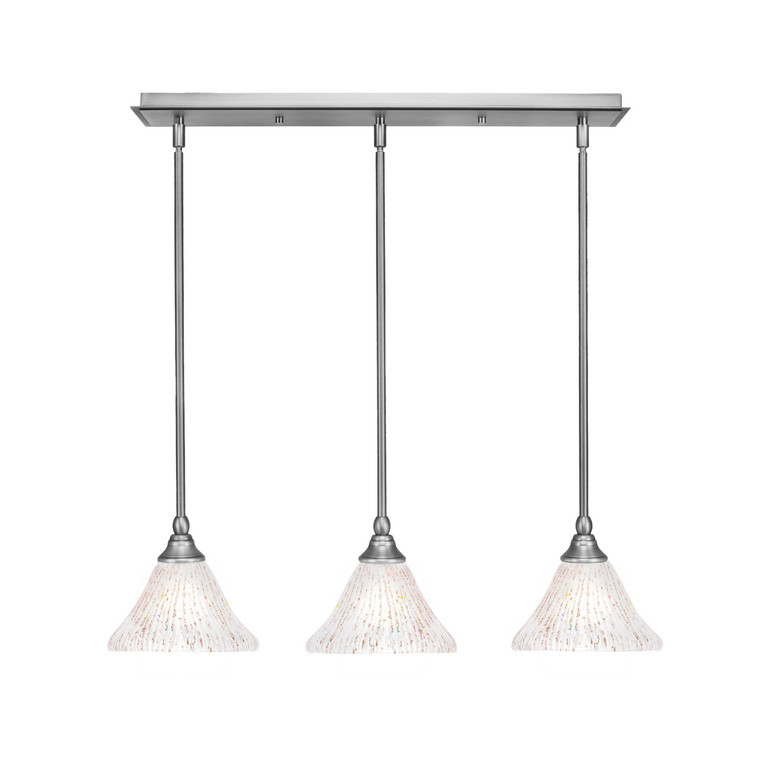 Toltec Lighting - 25-BN-751 - Three Light Multi Light Mini Pendant - Any - Brushed Nickel