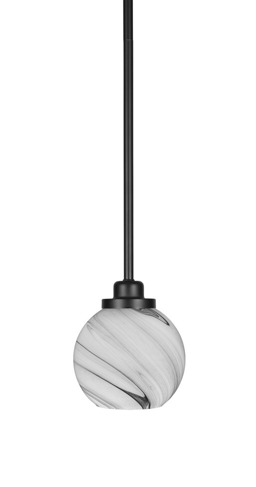 Toltec Lighting - 2601-MB-4109 - One Light Mini Pendant - Odyssey - Matte Black