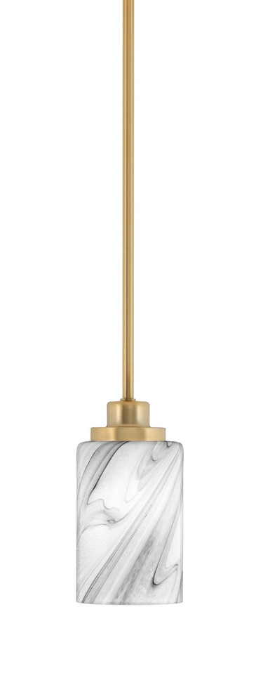 Toltec Lighting - 2601-NAB-3009 - One Light Mini Pendant - Odyssey - New Age Brass