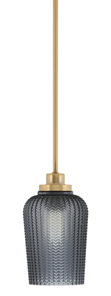 Toltec Lighting - 2601-NAB-4252 - One Light Mini Pendant - Odyssey - New Age Brass
