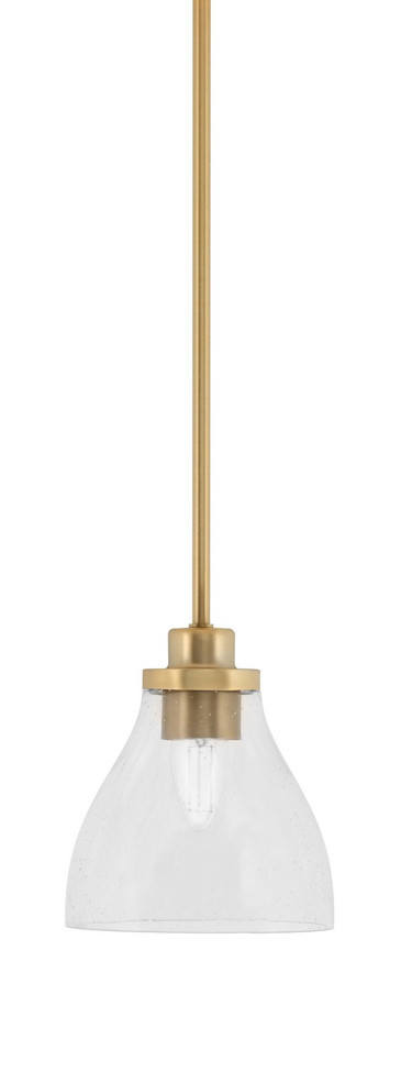 Toltec Lighting - 2601-NAB-4760 - One Light Mini Pendant - Odyssey - New Age Brass