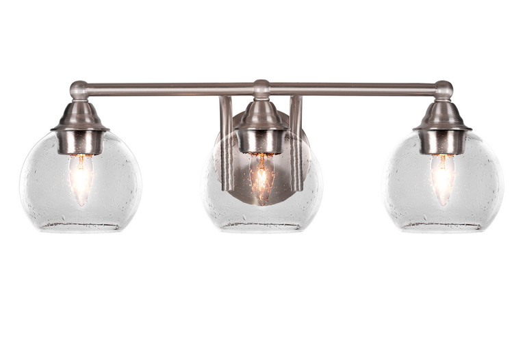 Toltec Lighting - 3423-BN-4100 - Three Light Bath Bar - Paramount - Brushed Nickel