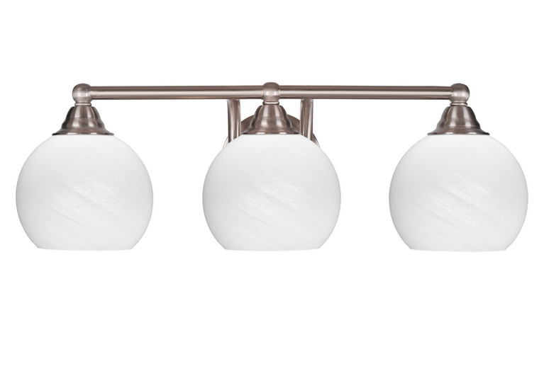 Toltec Lighting - 3423-BN-4101 - Three Light Bath Bar - Paramount - Brushed Nickel
