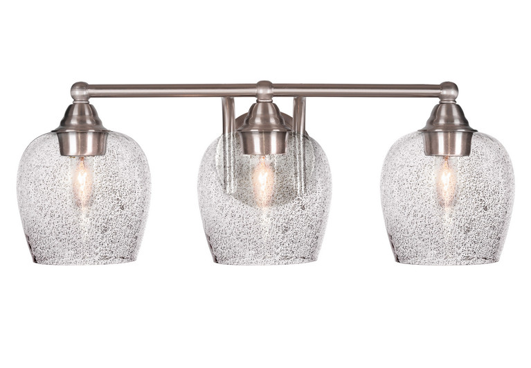 Toltec Lighting - 3423-BN-4812 - Three Light Bath Bar - Paramount - Brushed Nickel