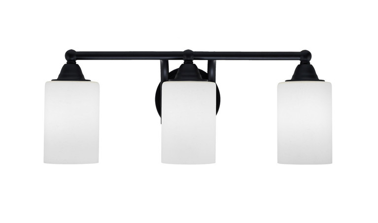 Toltec Lighting - 3423-MB-310 - Three Light Bath Bar - Paramount - Matte Black