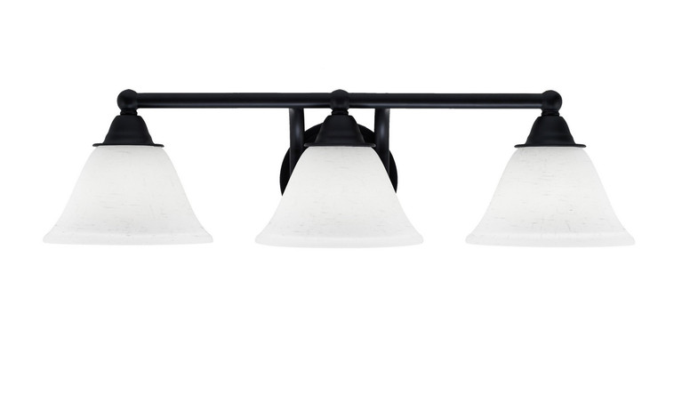 Toltec Lighting - 3423-MB-311 - Three Light Bath Bar - Paramount - Matte Black