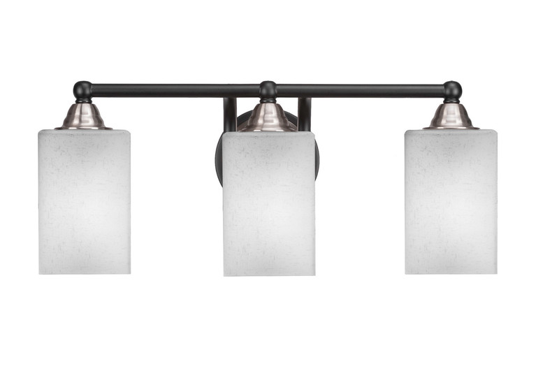 Toltec Lighting - 3423-MBBN-531 - Three Light Bath Bar - Paramount - Matte Black & Brushed Nickel
