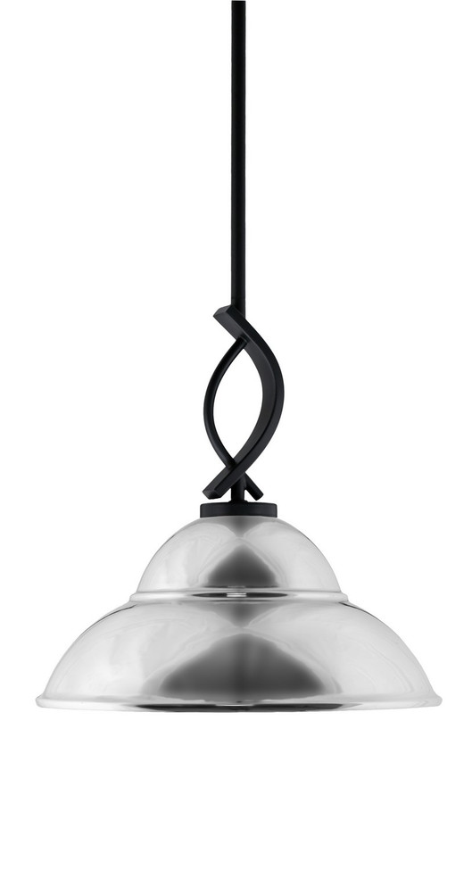 Toltec Lighting - 3901-MB-428-CH - One Light Mini Pendant - Cavella - Matte Black