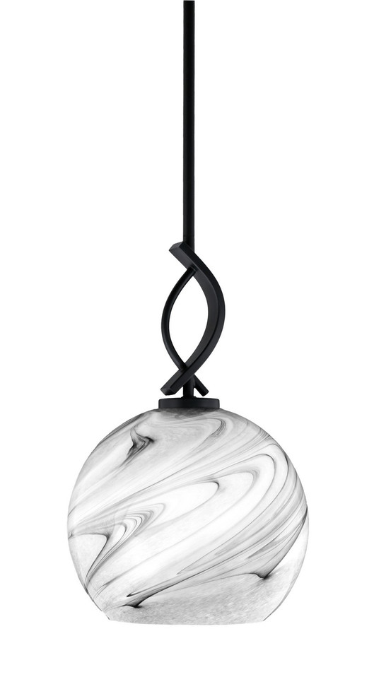 Toltec Lighting - 3901-MB-4359 - One Light Mini Pendant - Cavella - Matte Black