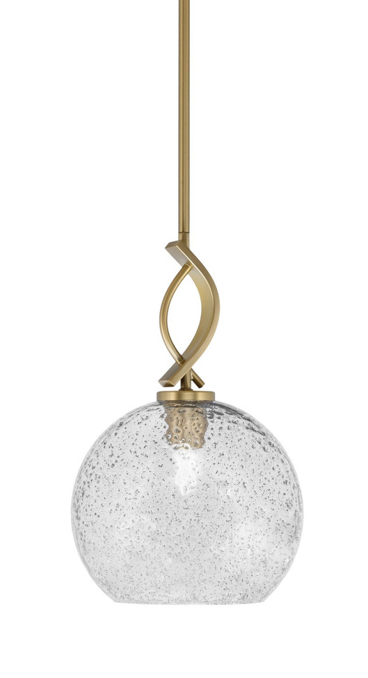 Toltec Lighting - 3901-NAB-4352 - One Light Mini Pendant - Cavella - New Age Brass