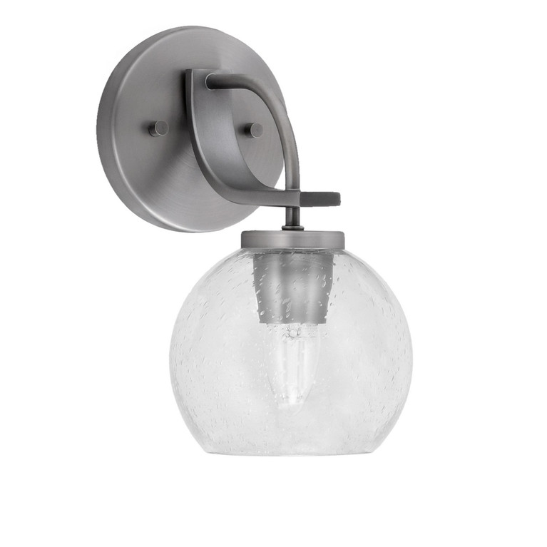 Toltec Lighting - 3911-GP-4100 - One Light Wall Sconce - Cavella - Graphite