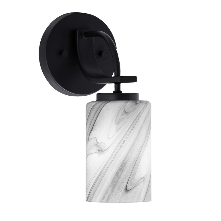 Toltec Lighting - 3911-MB-3009 - One Light Wall Sconce - Cavella - Matte Black