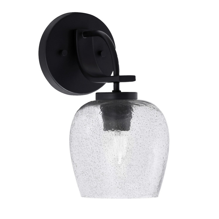 Toltec Lighting - 3911-MB-4812 - One Light Wall Sconce - Cavella - Matte Black