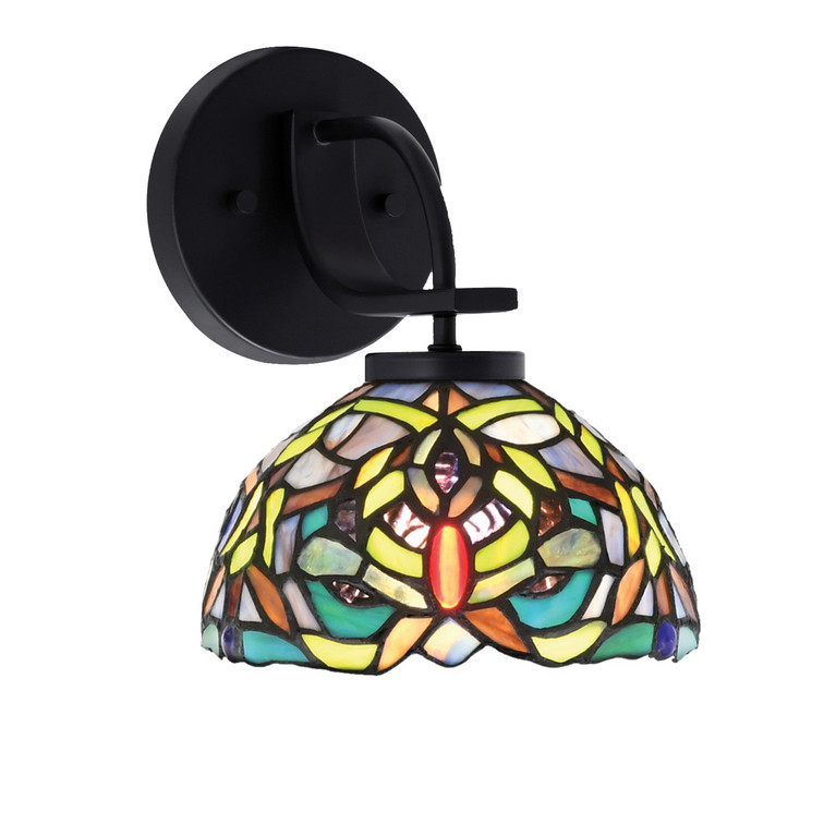 Toltec Lighting - 3911-MB-9905 - One Light Wall Sconce - Cavella - Matte Black