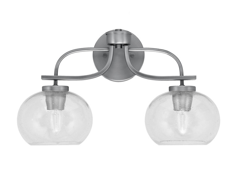 Toltec Lighting - 3912-GP-202 - Two Light Bath Bar - Cavella - Graphite