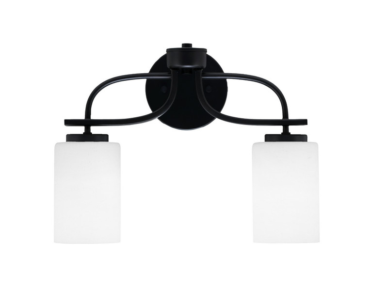 Toltec Lighting - 3912-MB-310 - Two Light Bath Bar - Cavella - Matte Black