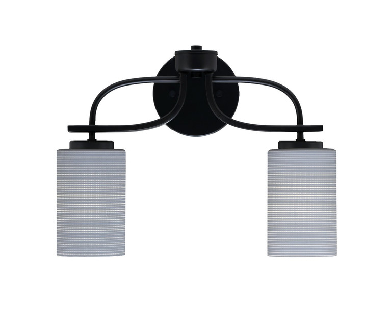 Toltec Lighting - 3912-MB-4062 - Two Light Bath Bar - Cavella - Matte Black
