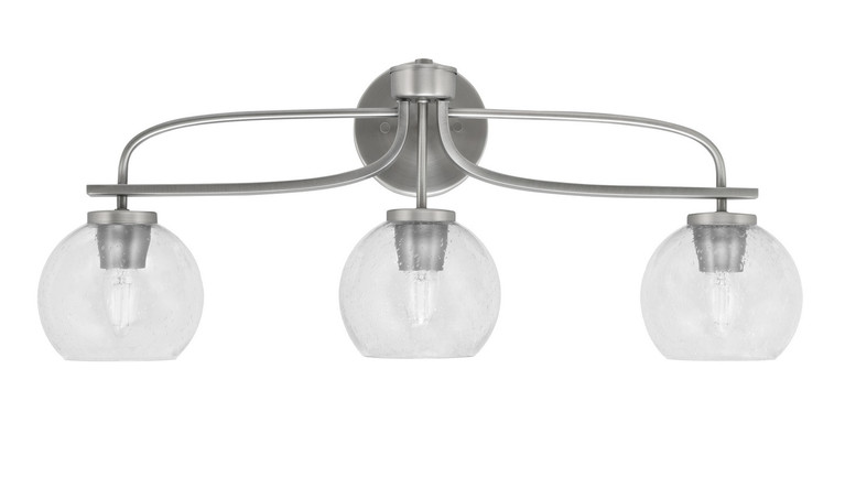 Toltec Lighting - 3913-GP-4100 - Three Light Bath Bar - Cavella - Graphite