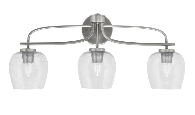 Toltec Lighting - 3913-GP-4810 - Three Light Bath Bar - Cavella - Graphite