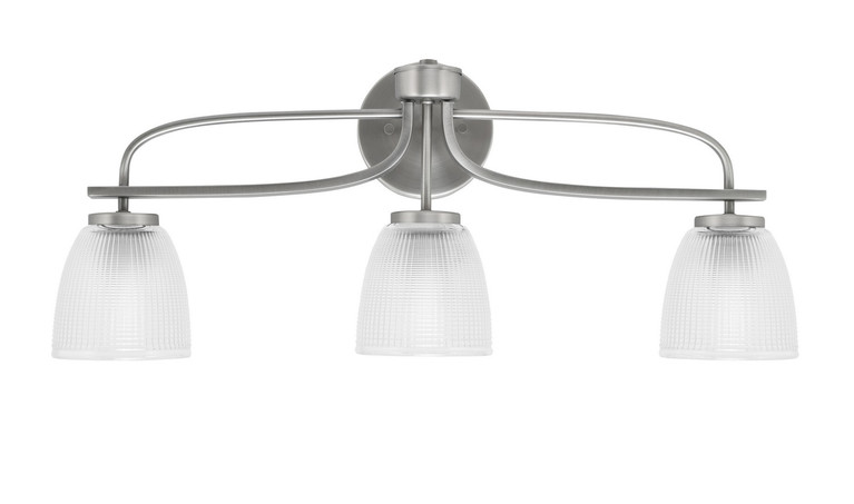 Toltec Lighting - 3913-GP-500 - Three Light Bath Bar - Cavella - Graphite