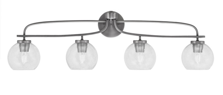 Toltec Lighting - 3914-GP-4100 - Four Light Bath Bar - Cavella - Graphite