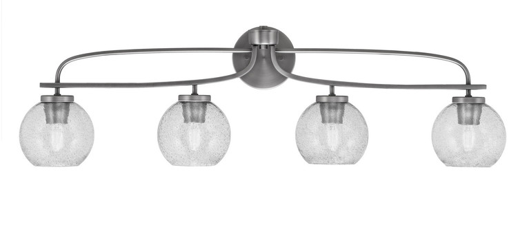 Toltec Lighting - 3914-GP-4102 - Four Light Bath Bar - Cavella - Graphite
