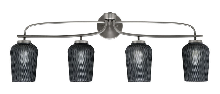 Toltec Lighting - 3914-GP-4252 - Four Light Bath Bar - Cavella - Graphite
