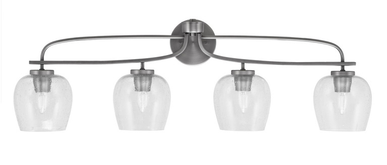 Toltec Lighting - 3914-GP-4810 - Four Light Bath Bar - Cavella - Graphite
