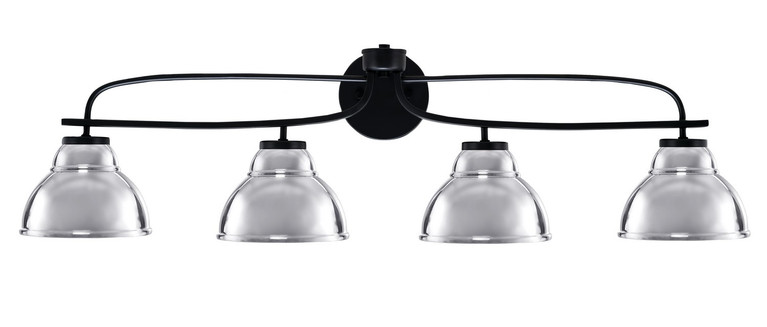 Toltec Lighting - 3914-MB-427-CH - Four Light Bath Bar - Cavella - Matte Black