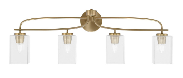 Toltec Lighting - 3914-NAB-530 - Four Light Bath Bar - Cavella - New Age Brass