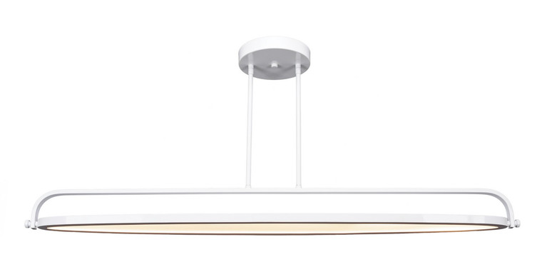 Toltec Lighting - 4148-WH - LED Billiard/Island - Elliptic - White