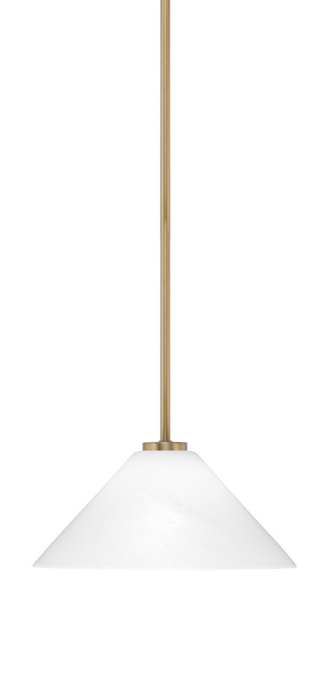 Toltec Lighting - 4501-NAB-2121 - One Light Mini Pendant - Atlas - New Age Brass