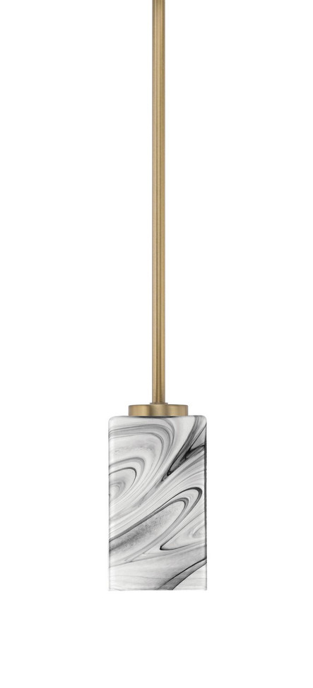 Toltec Lighting - 4501-NAB-549 - One Light Mini Pendant - Atlas - New Age Brass