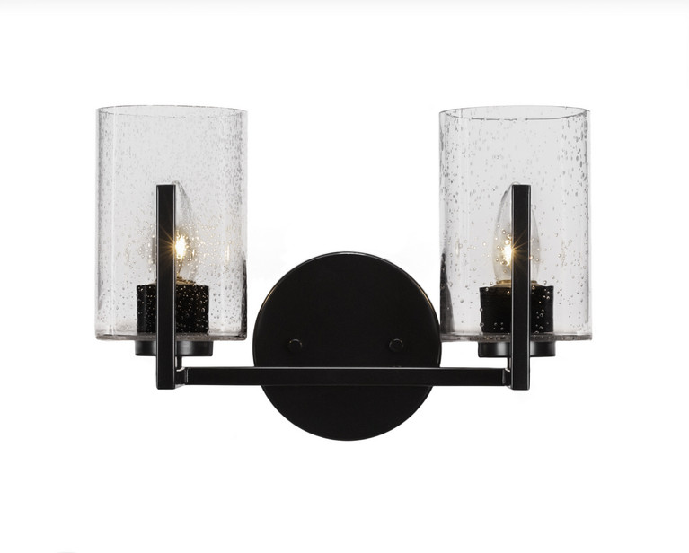 Toltec Lighting - 4512-MB-300 - Two Light Bath Bar - Atlas - Matte Black