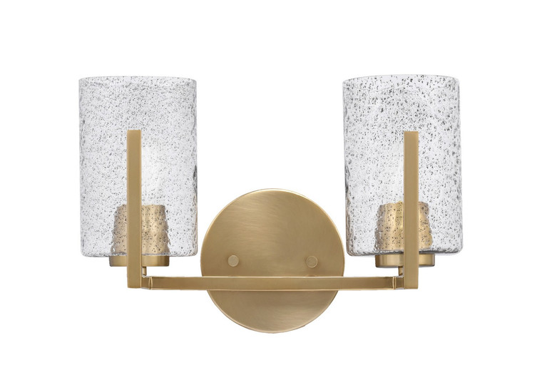 Toltec Lighting - 4512-NAB-3002 - Two Light Bath Bar - Atlas - New Age Brass