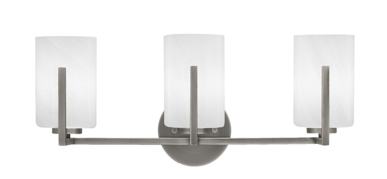 Toltec Lighting - 4513-GP-3001 - Three Light Bath Bar - Atlas - Graphite