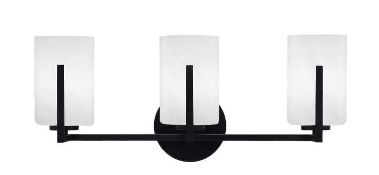 Toltec Lighting - 4513-MB-3001 - Three Light Bath Bar - Atlas - Matte Black