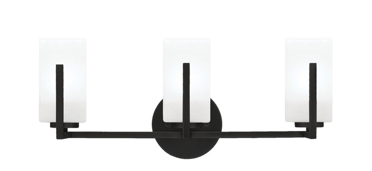 Toltec Lighting - 4513-MB-541 - Three Light Bath Bar - Atlas - Matte Black