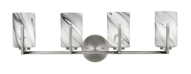 Toltec Lighting - 4514-GP-3009 - Four Light Bath Bar - Atlas - Graphite